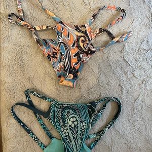 Mora boutique set of 2 swim bottoms